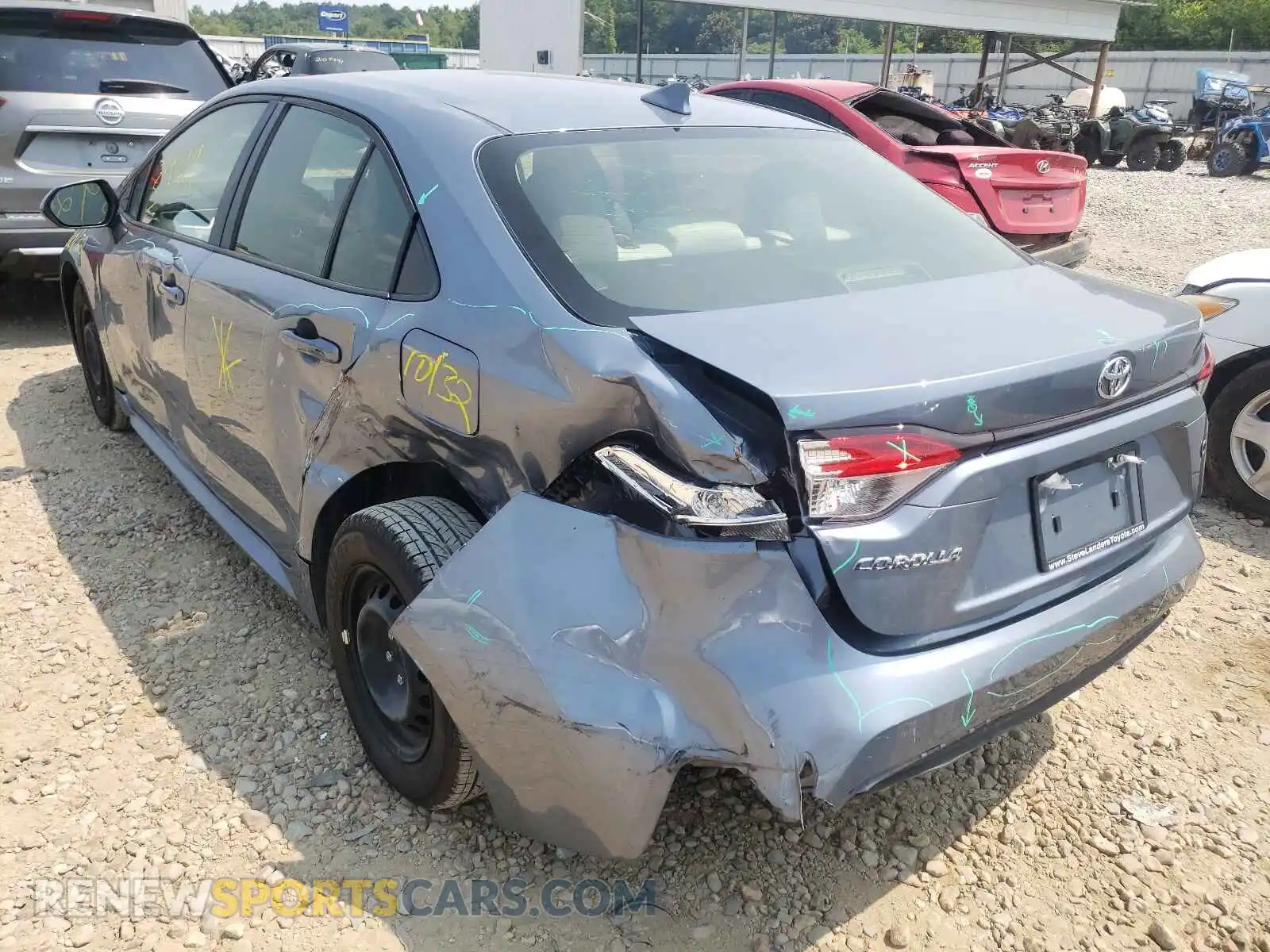3 Фотография поврежденного автомобиля JTDDPMAE3MJ150473 TOYOTA COROLLA 2021