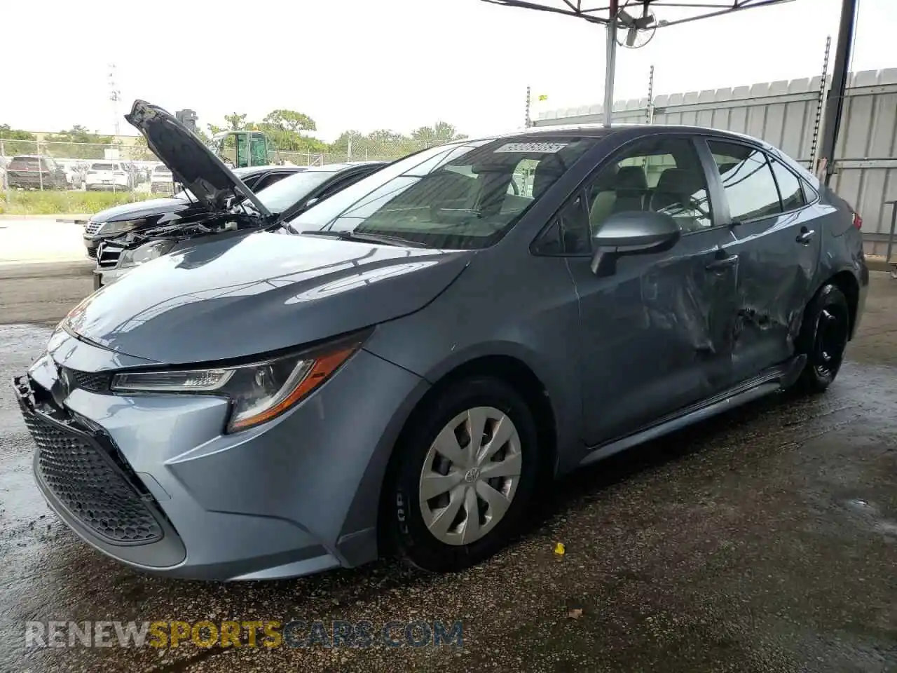 1 Photograph of a damaged car JTDDPMAE4MJ174541 TOYOTA COROLLA 2021