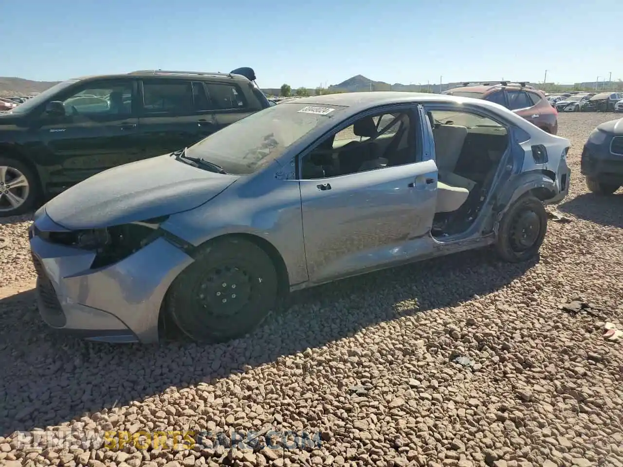 1 Photograph of a damaged car JTDDPMAE4MJ186494 TOYOTA COROLLA 2021