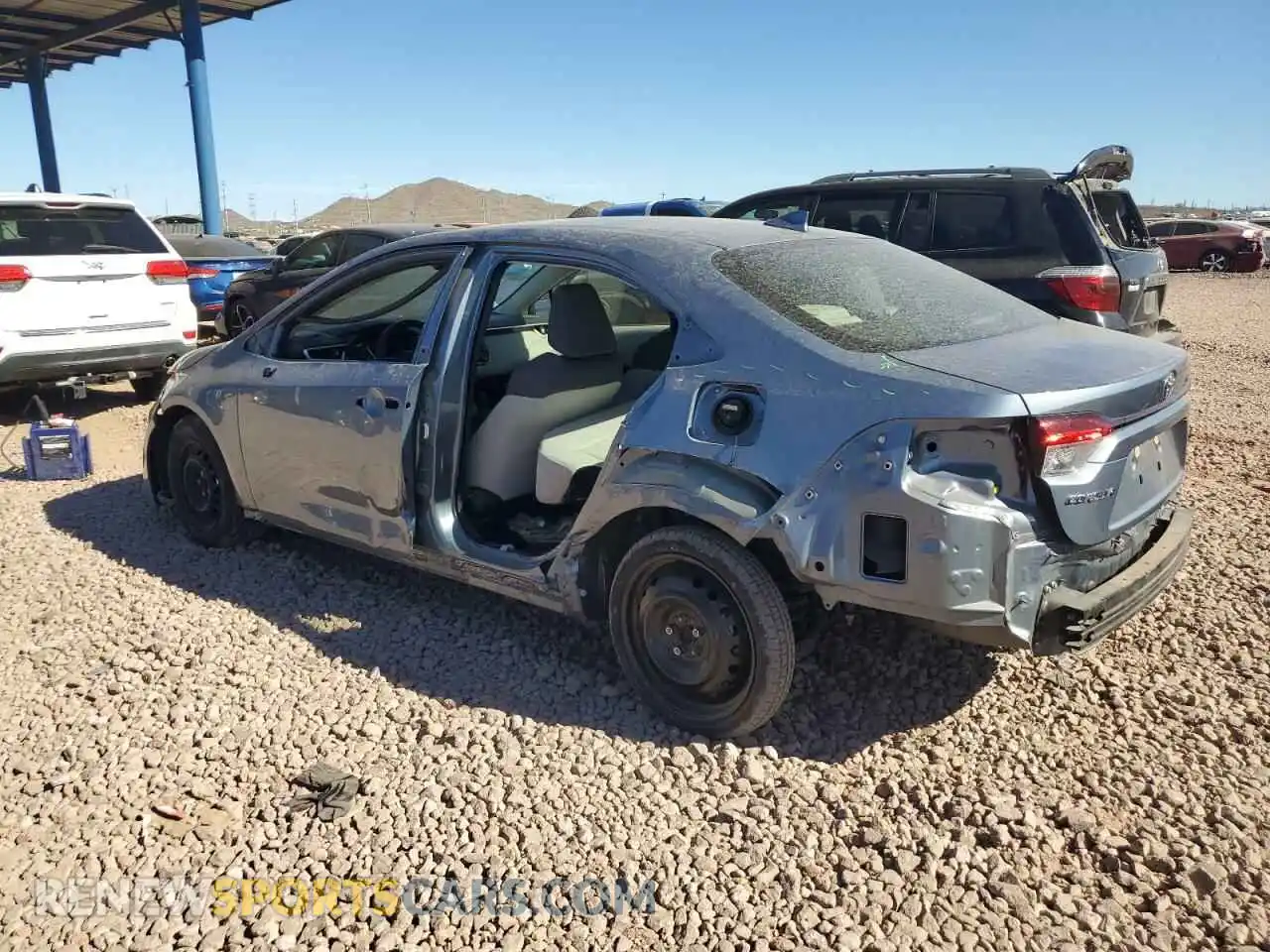 2 Photograph of a damaged car JTDDPMAE4MJ186494 TOYOTA COROLLA 2021
