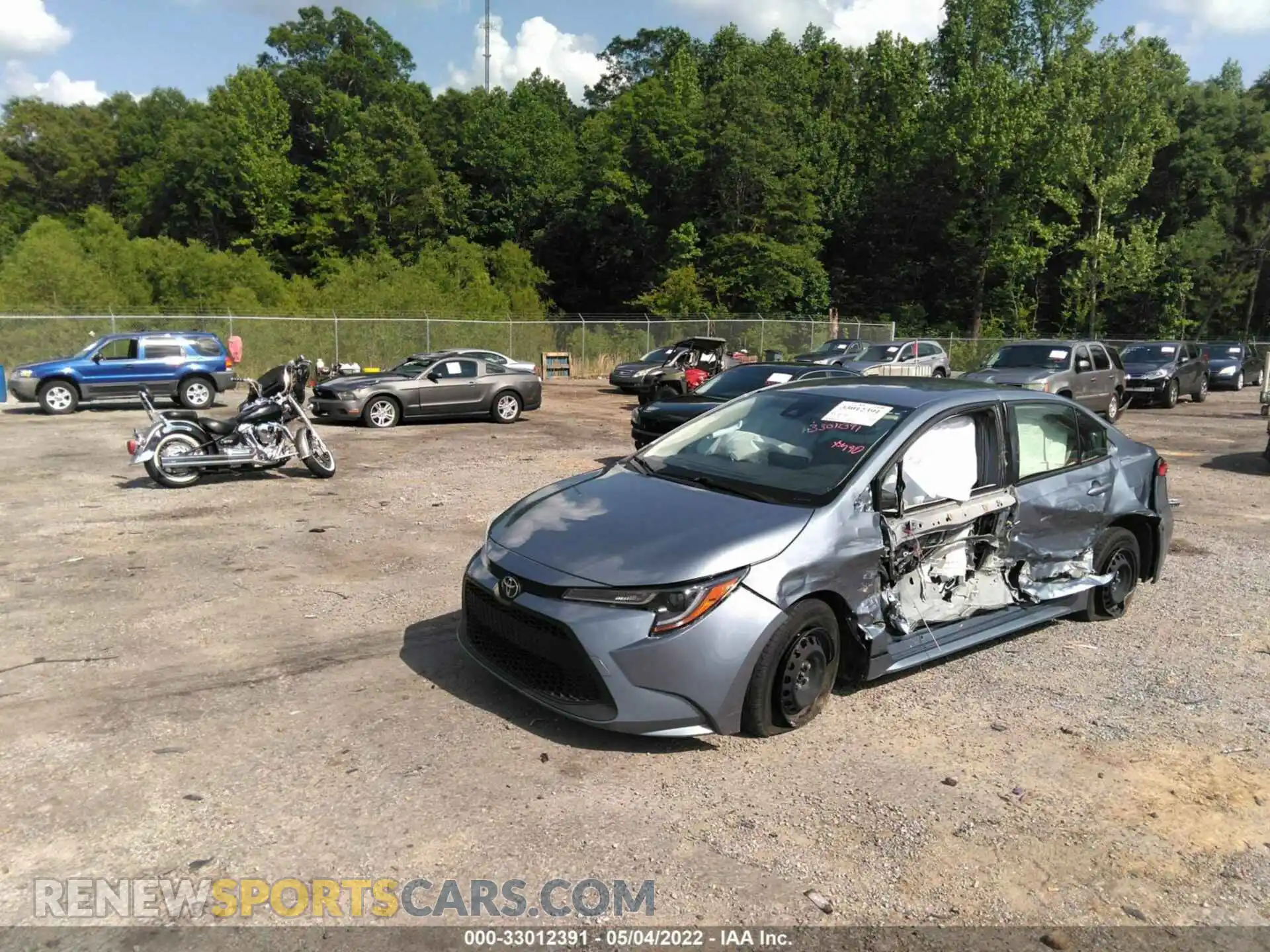 2 Photograph of a damaged car JTDDPMAE6MJ135045 TOYOTA COROLLA 2021