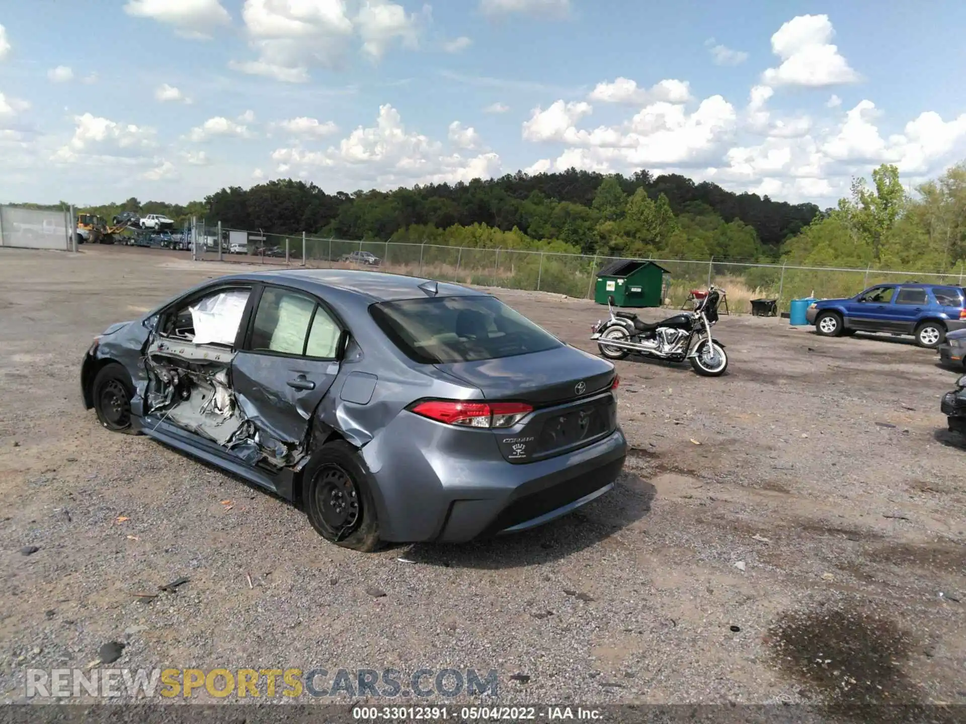 3 Photograph of a damaged car JTDDPMAE6MJ135045 TOYOTA COROLLA 2021