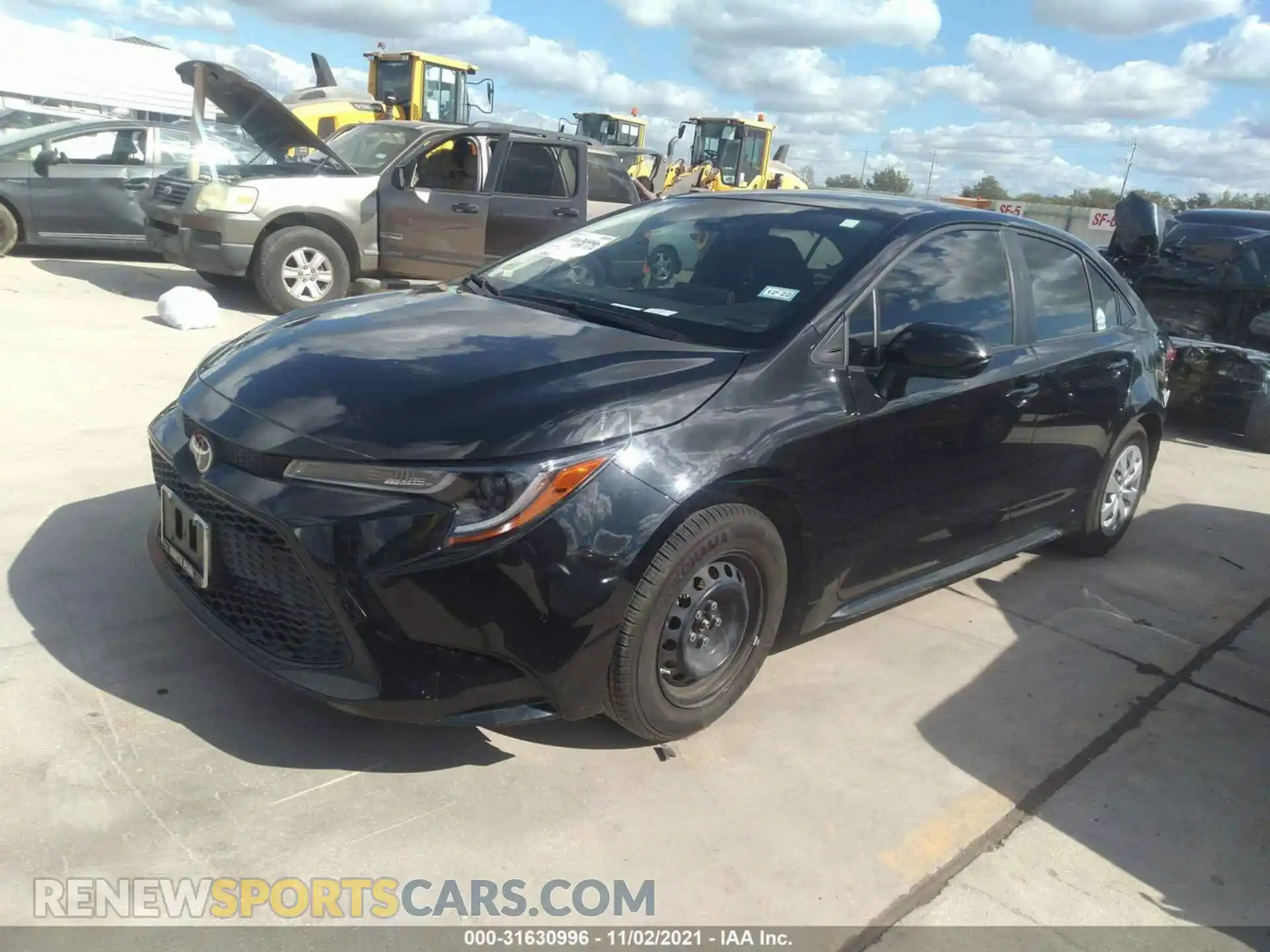 2 Photograph of a damaged car JTDDPMAE6MJ145221 TOYOTA COROLLA 2021