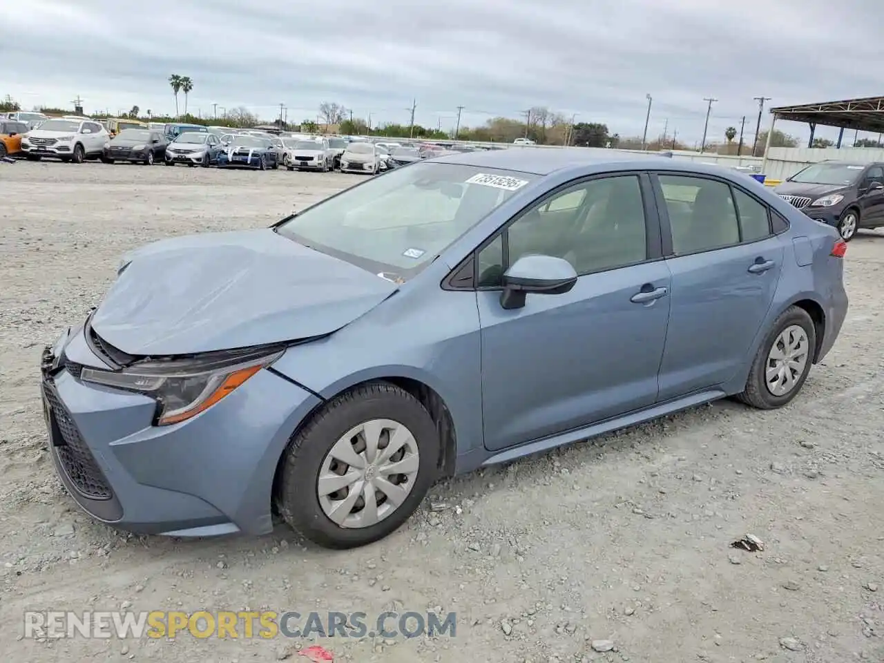 1 Photograph of a damaged car JTDDPMAE6MJ162701 TOYOTA COROLLA 2021
