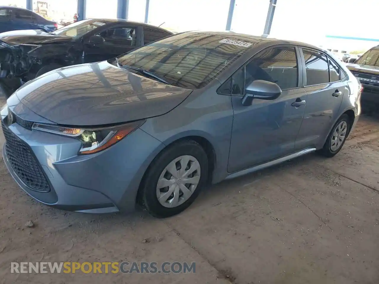 1 Photograph of a damaged car JTDDPMAE7MJ126094 TOYOTA COROLLA 2021