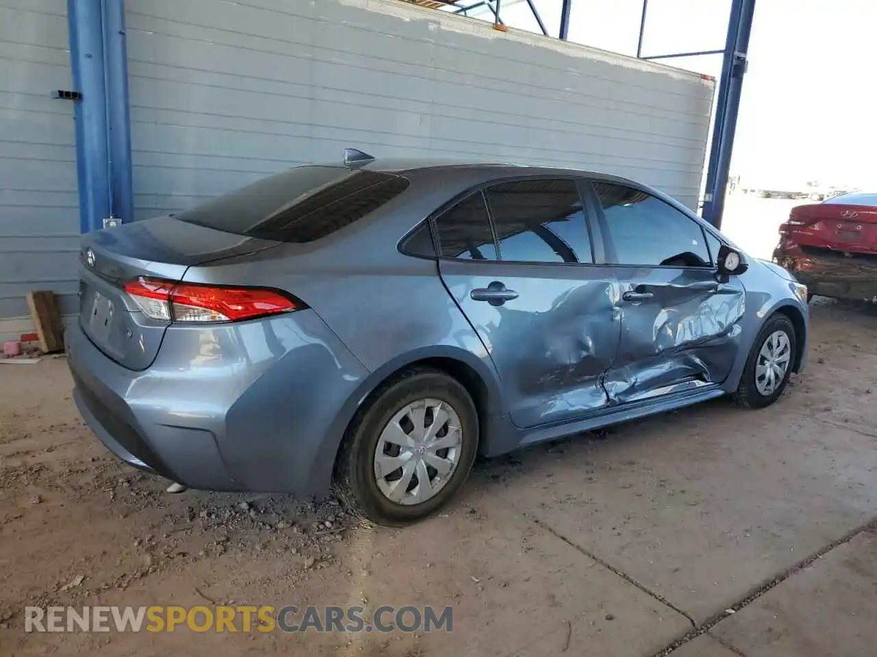3 Photograph of a damaged car JTDDPMAE7MJ126094 TOYOTA COROLLA 2021