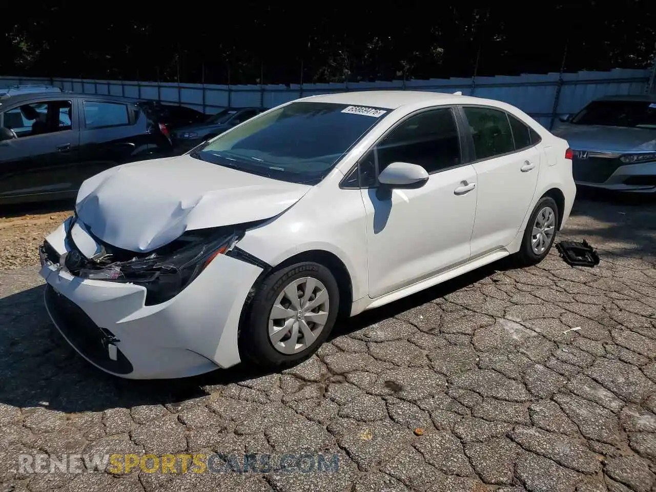 1 Photograph of a damaged car JTDDPMAE8MJ170590 TOYOTA COROLLA 2021
