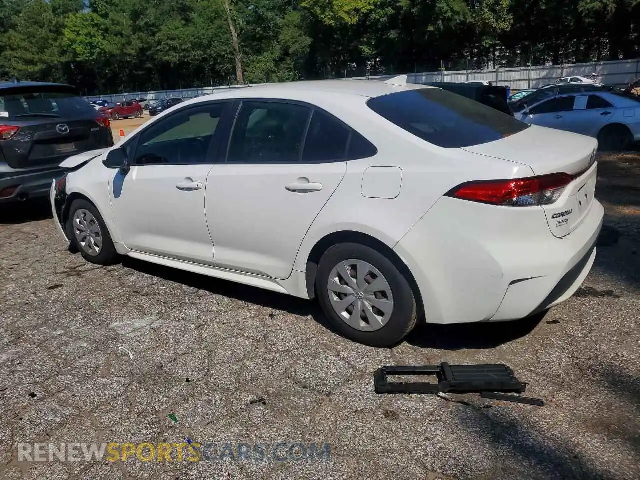 2 Photograph of a damaged car JTDDPMAE8MJ170590 TOYOTA COROLLA 2021