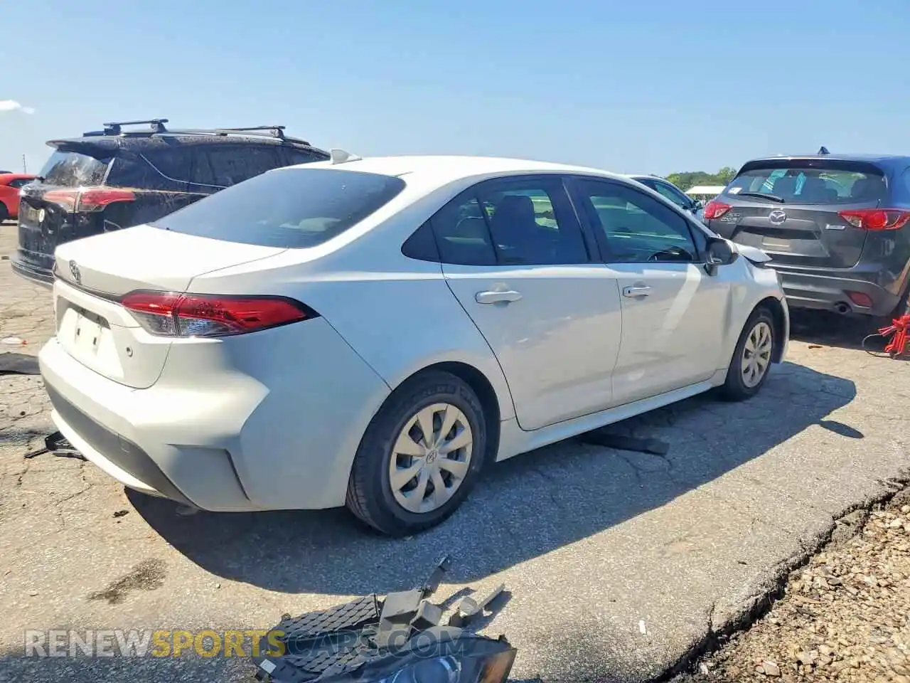 3 Photograph of a damaged car JTDDPMAE8MJ170590 TOYOTA COROLLA 2021