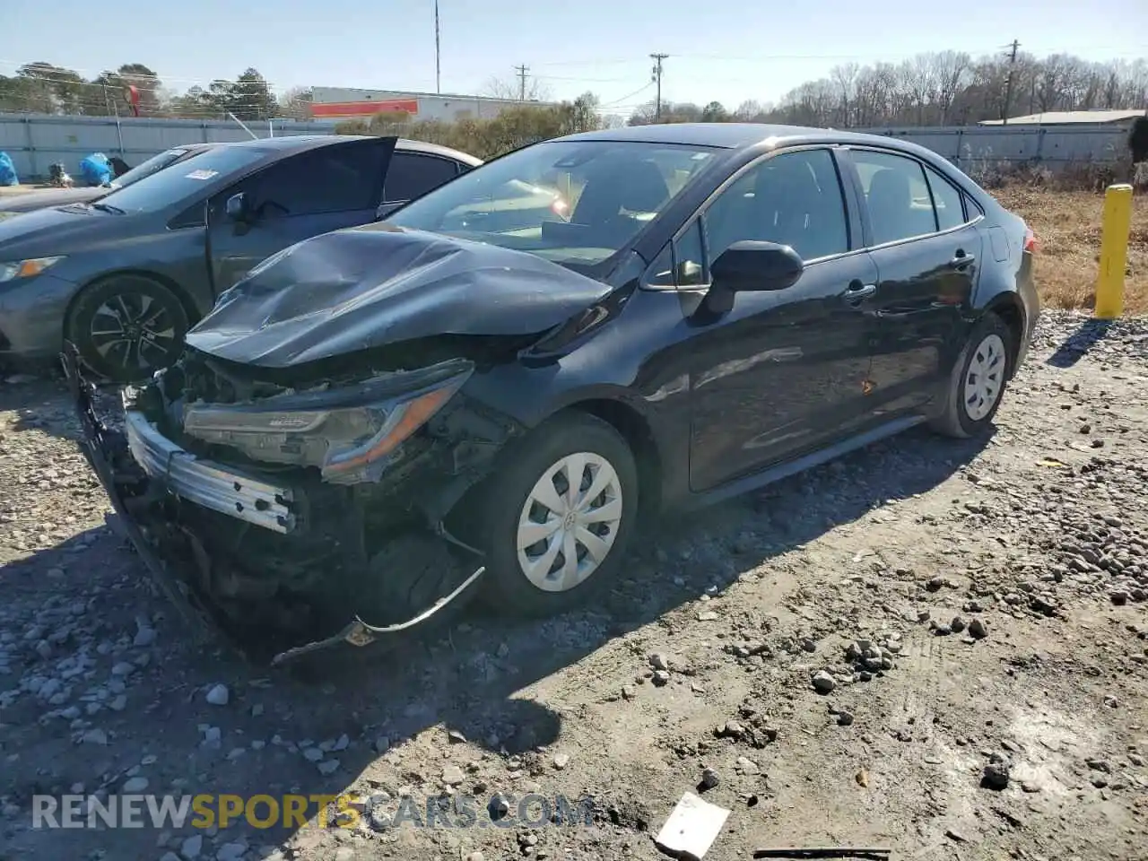 1 Photograph of a damaged car JTDDPMAEXMJ146209 TOYOTA COROLLA 2021