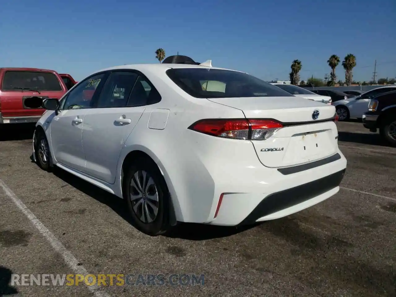 3 Photograph of a damaged car JTDEAMDE0MJ003268 TOYOTA COROLLA 2021