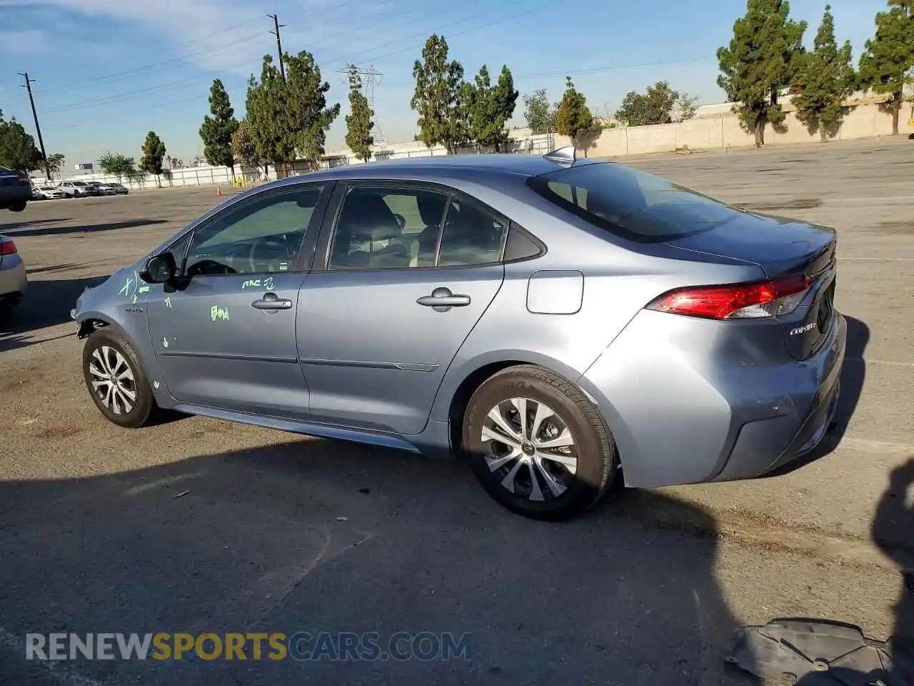 2 Фотография поврежденного автомобиля JTDEAMDE0MJ005148 TOYOTA COROLLA 2021