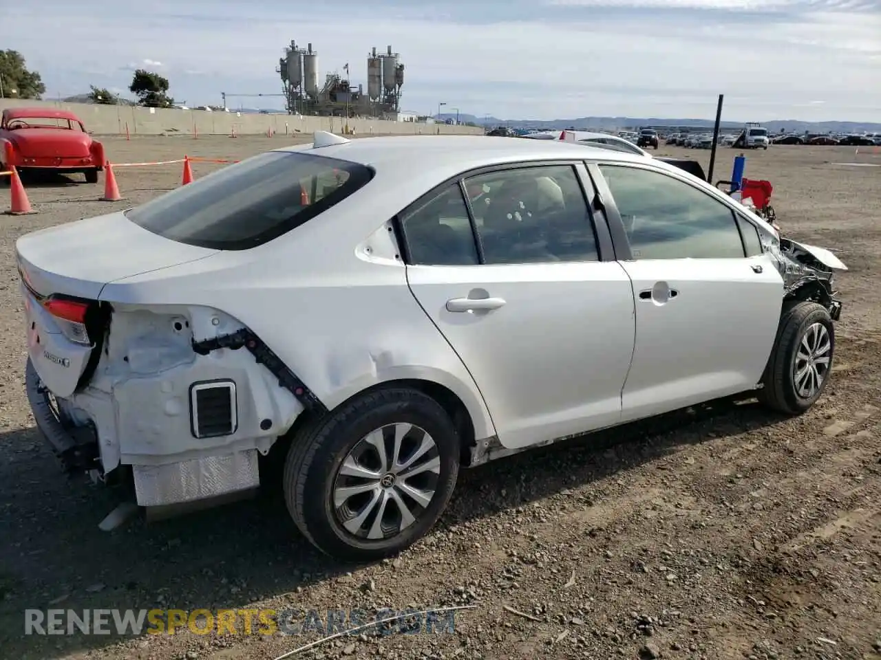 3 Photograph of a damaged car JTDEAMDE0MJ008549 TOYOTA COROLLA 2021