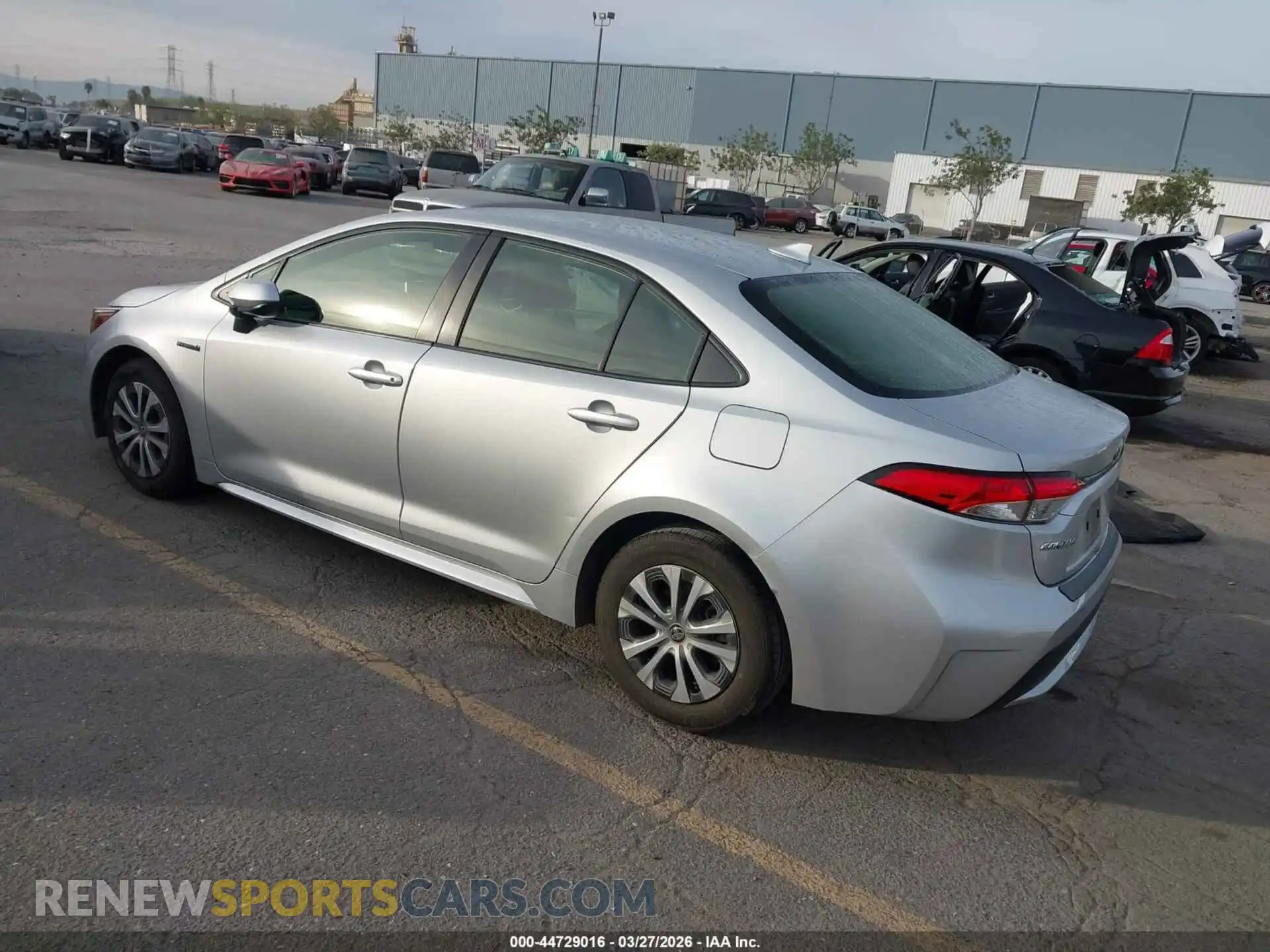 3 Photograph of a damaged car JTDEAMDE0MJ010365 TOYOTA COROLLA 2021