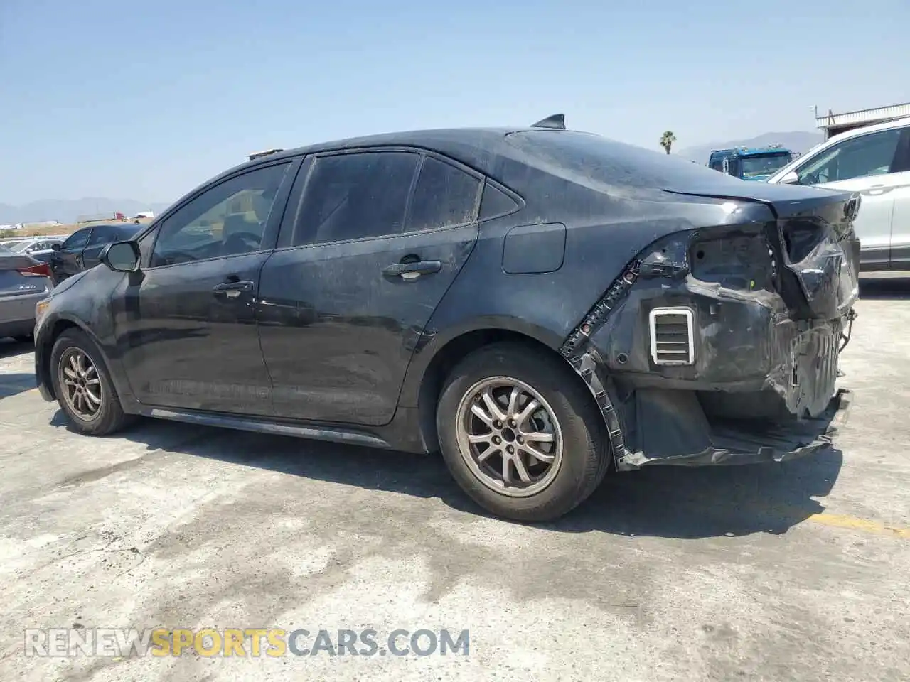 2 Photograph of a damaged car JTDEAMDE0MJ011077 TOYOTA COROLLA 2021
