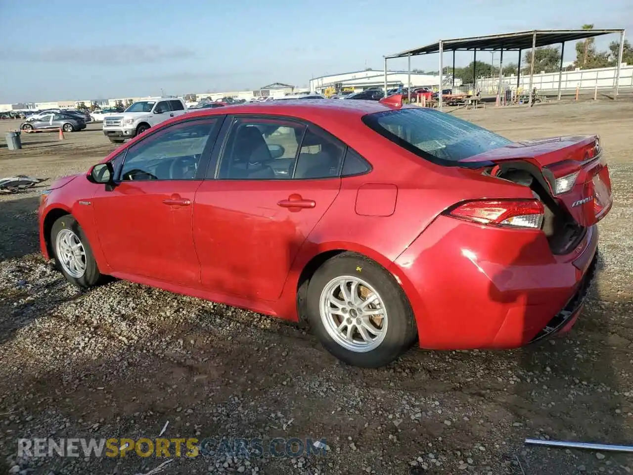2 Photograph of a damaged car JTDEAMDE0MJ032477 TOYOTA COROLLA 2021