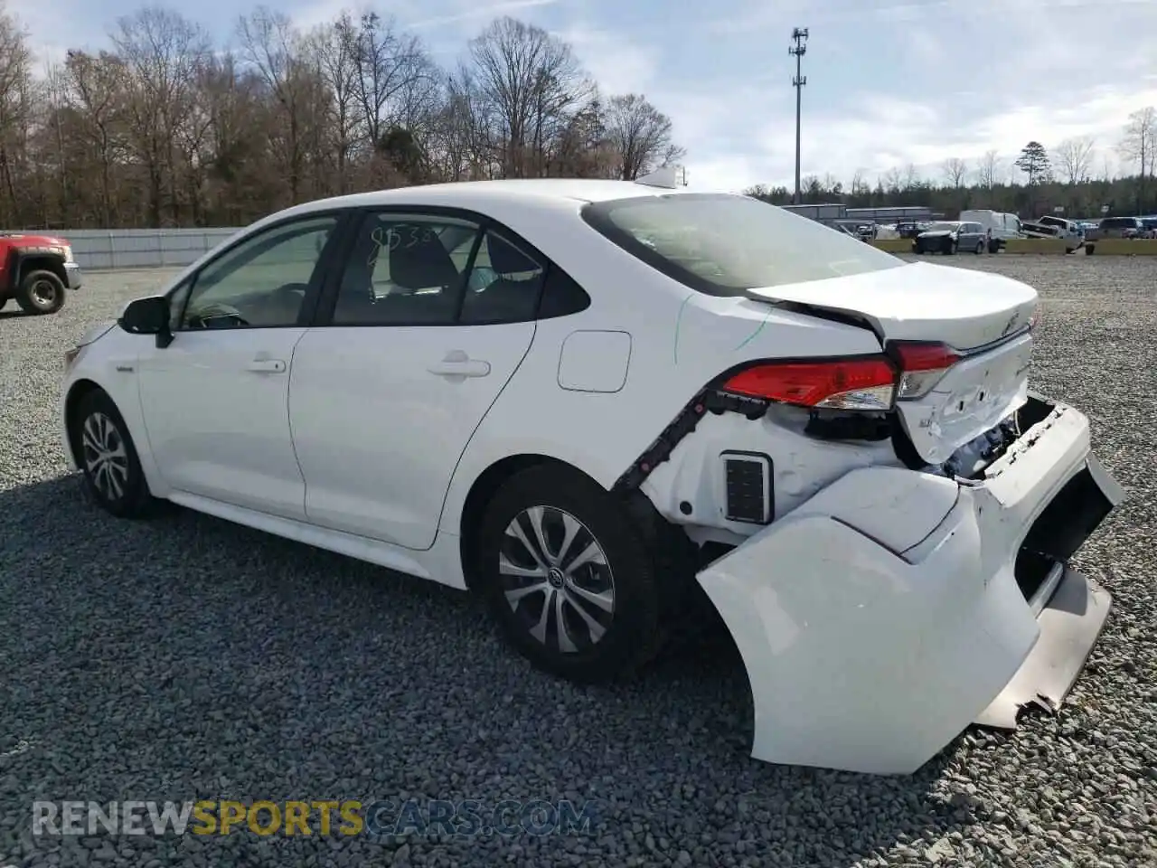 3 Photograph of a damaged car JTDEAMDE1MJ007992 TOYOTA COROLLA 2021