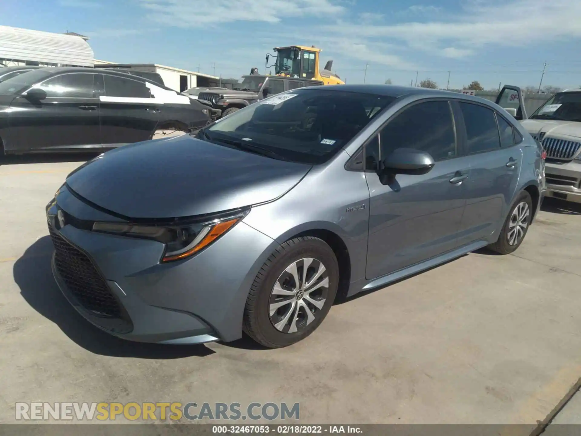 2 Photograph of a damaged car JTDEAMDE1MJ010827 TOYOTA COROLLA 2021