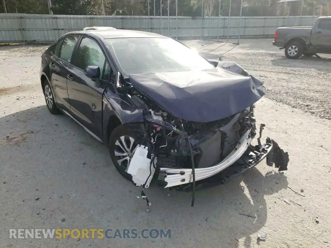 1 Photograph of a damaged car JTDEAMDE1MJ024131 TOYOTA COROLLA 2021