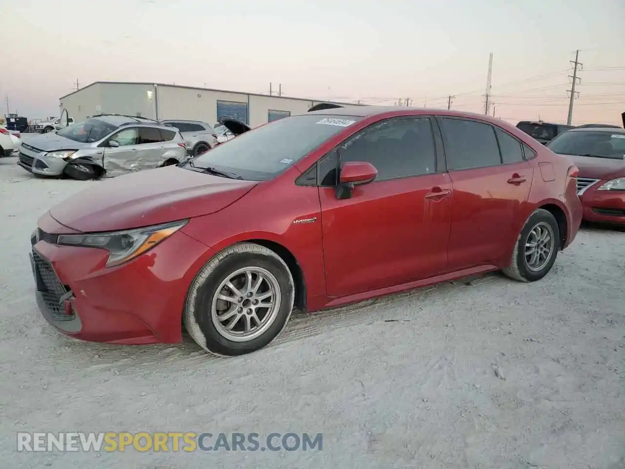 1 Photograph of a damaged car JTDEAMDE2MJ005409 TOYOTA COROLLA 2021