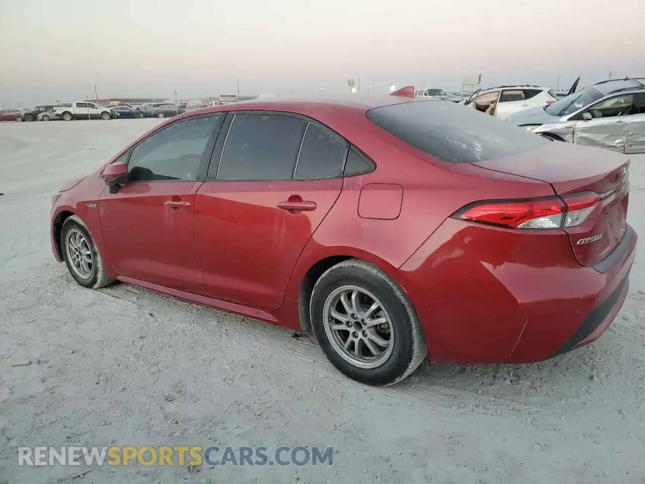 2 Photograph of a damaged car JTDEAMDE2MJ005409 TOYOTA COROLLA 2021