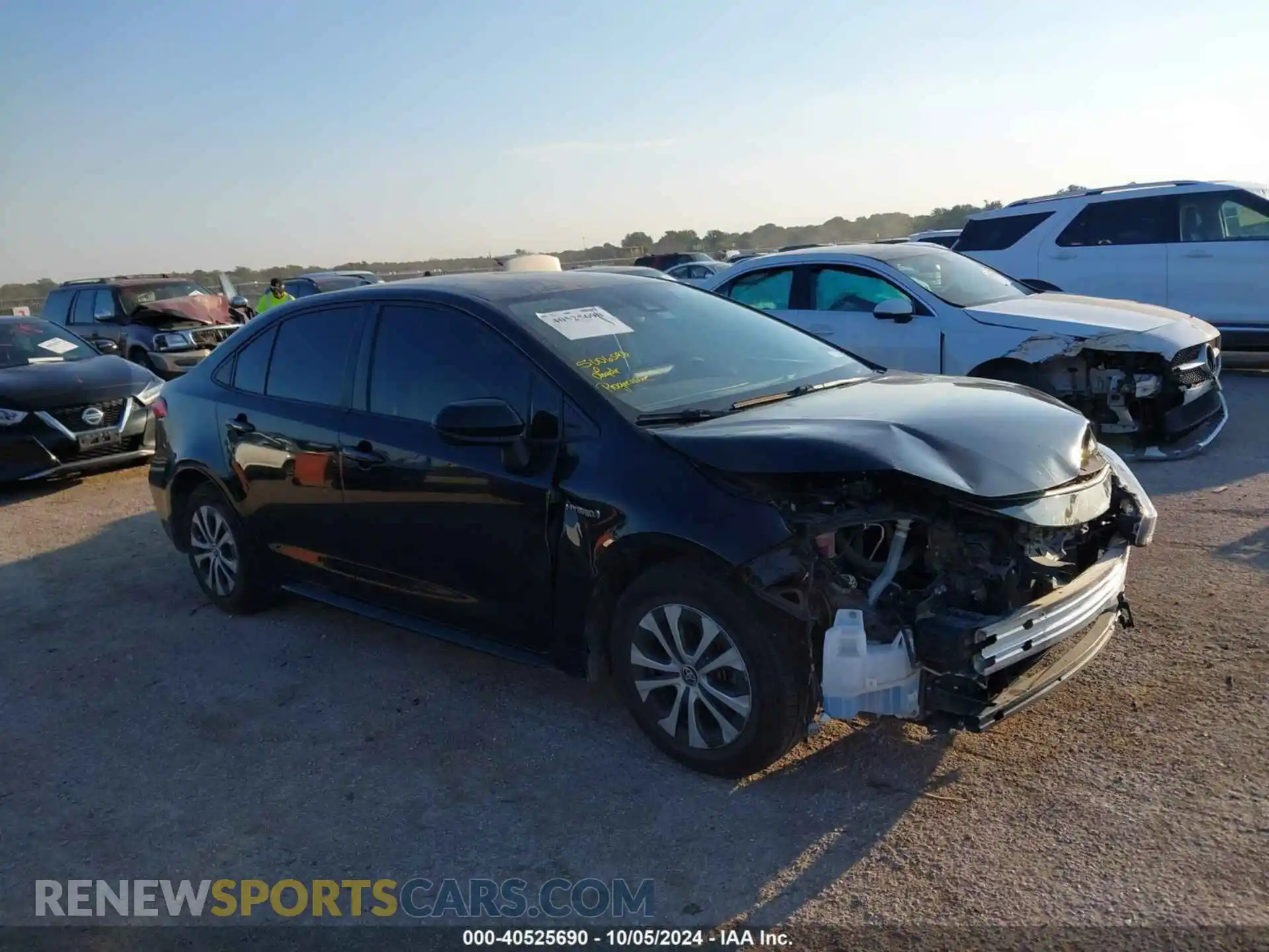 1 fotografías del automóvil dañado JTDEAMDE2MJ005541 TOYOTA COROLLA 2021