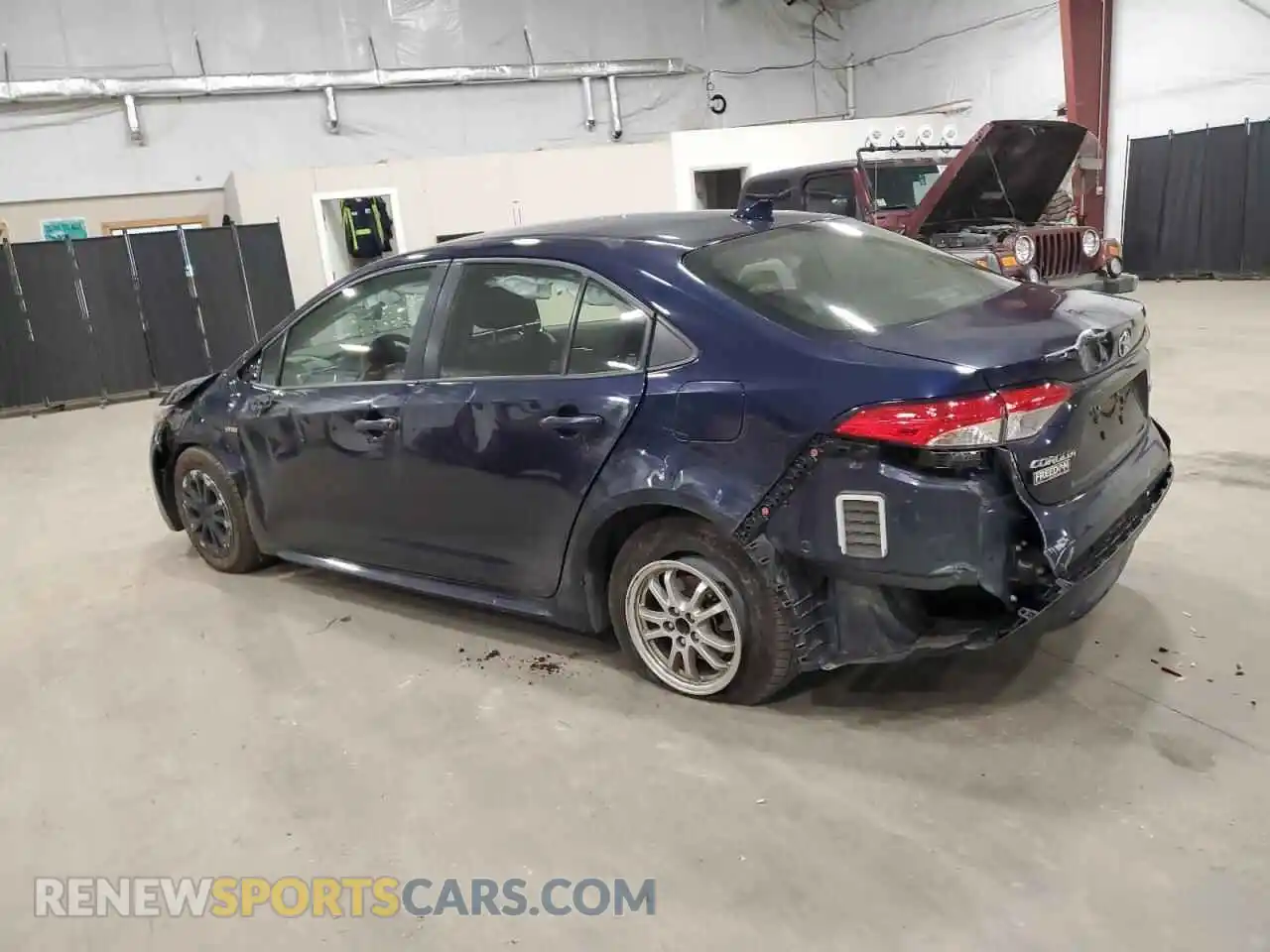 2 Photograph of a damaged car JTDEAMDE2MJ008133 TOYOTA COROLLA 2021