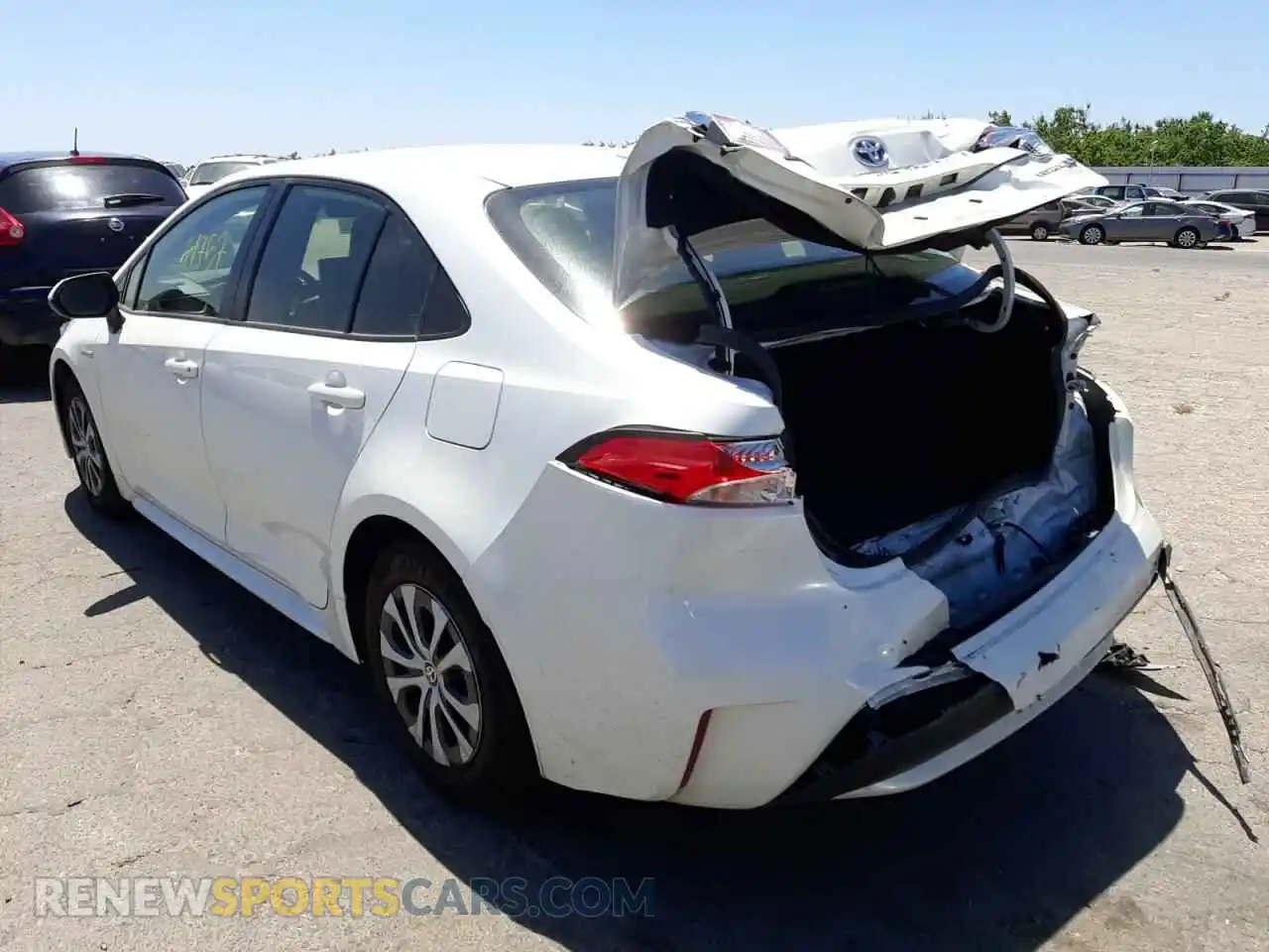 3 Photograph of a damaged car JTDEAMDE2MJ020069 TOYOTA COROLLA 2021