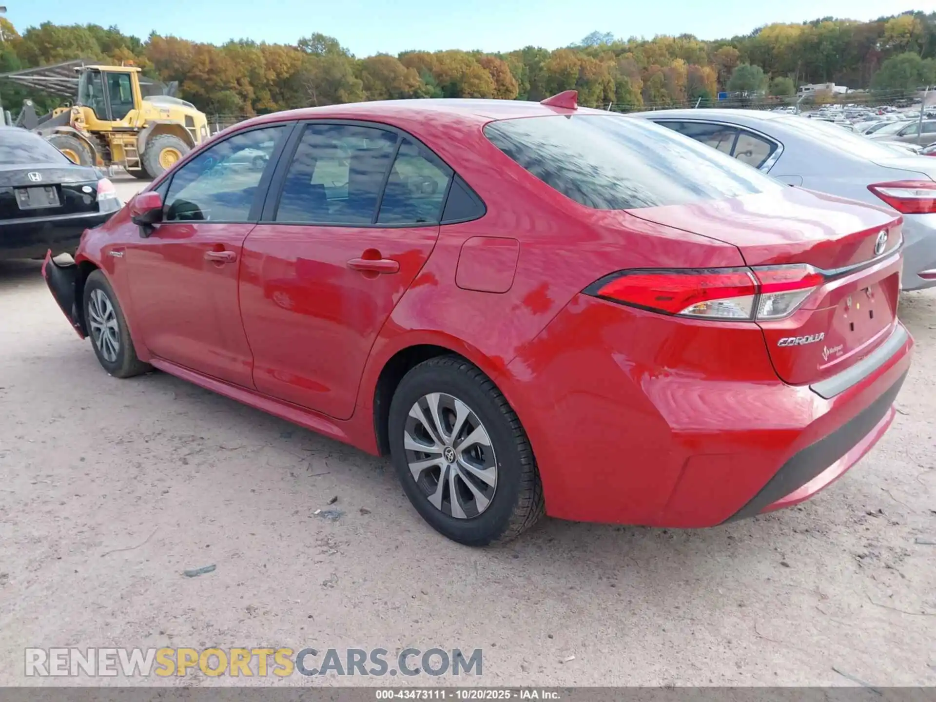 3 Photograph of a damaged car JTDEAMDE2MJ020170 TOYOTA COROLLA 2021