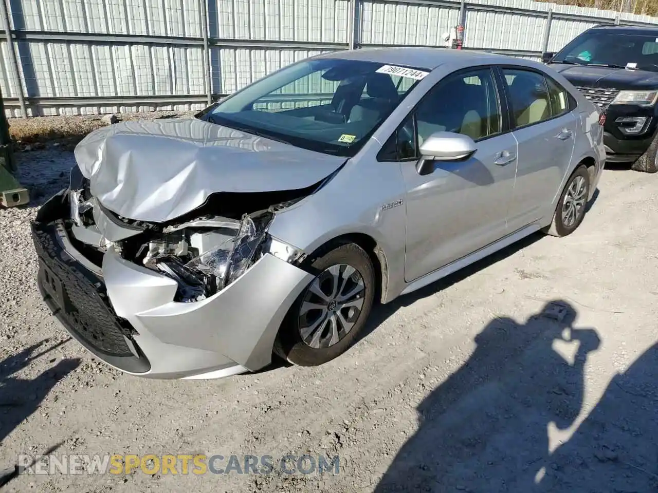 1 Photograph of a damaged car JTDEAMDE2MJ020914 TOYOTA COROLLA 2021