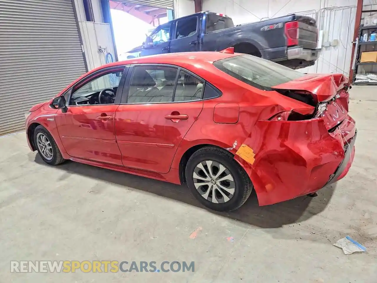 2 Photograph of a damaged car JTDEAMDE2MJ023568 TOYOTA COROLLA 2021