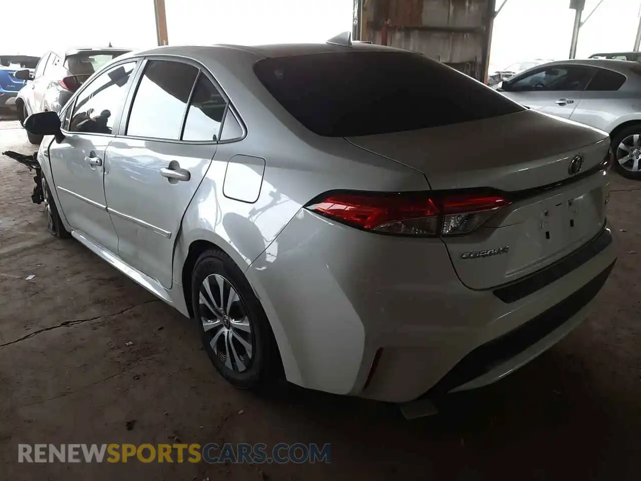 3 fotografías del automóvil dañado JTDEAMDE2MJ030469 TOYOTA COROLLA 2021