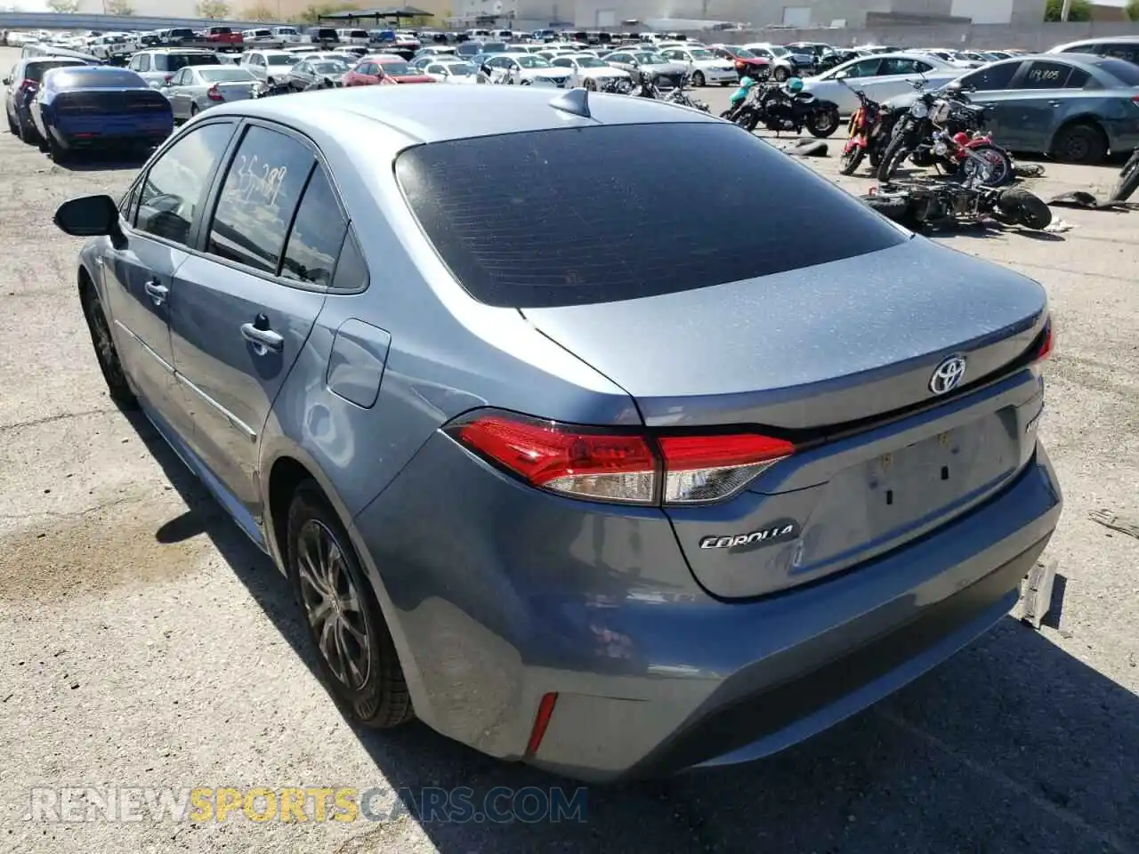 3 Photograph of a damaged car JTDEAMDE3MJ005127 TOYOTA COROLLA 2021
