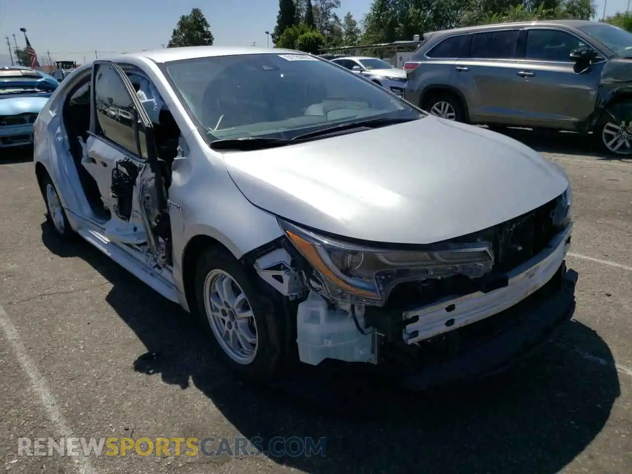 1 Photograph of a damaged car JTDEAMDE3MJ005564 TOYOTA COROLLA 2021