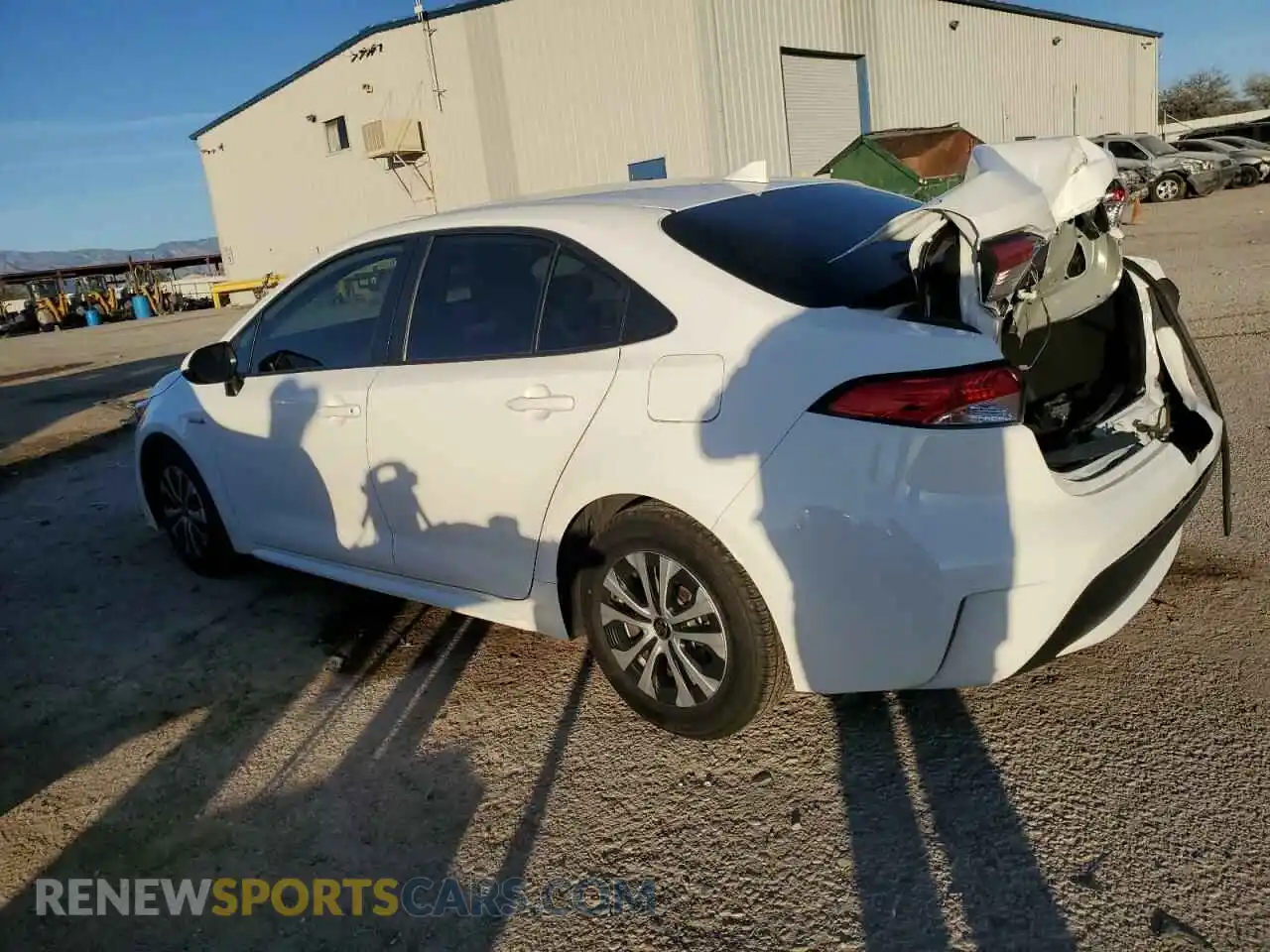 2 Photograph of a damaged car JTDEAMDE3MJ006083 TOYOTA COROLLA 2021