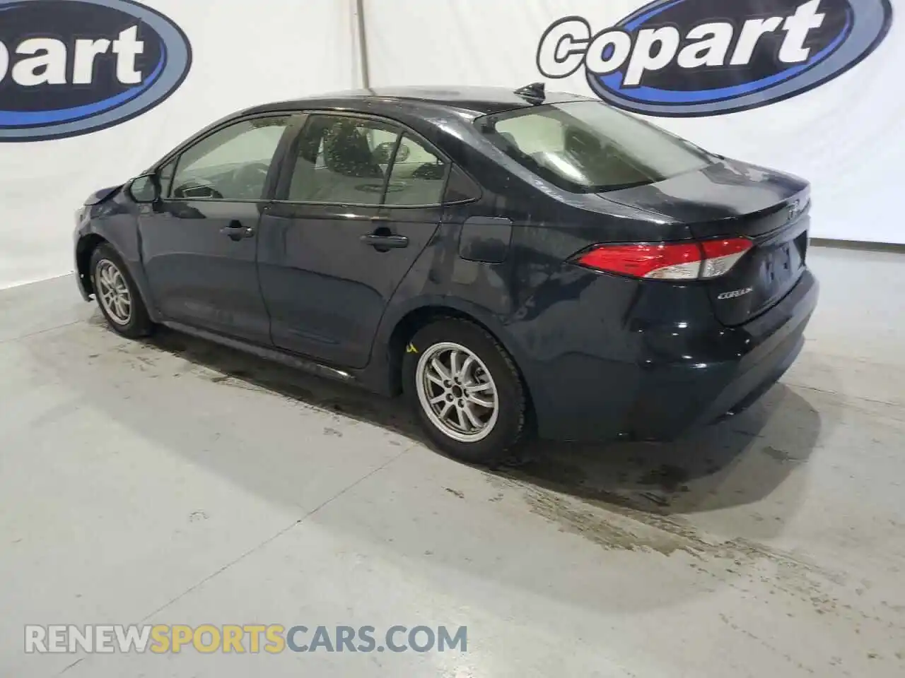 2 Photograph of a damaged car JTDEAMDE3MJ007296 TOYOTA COROLLA 2021