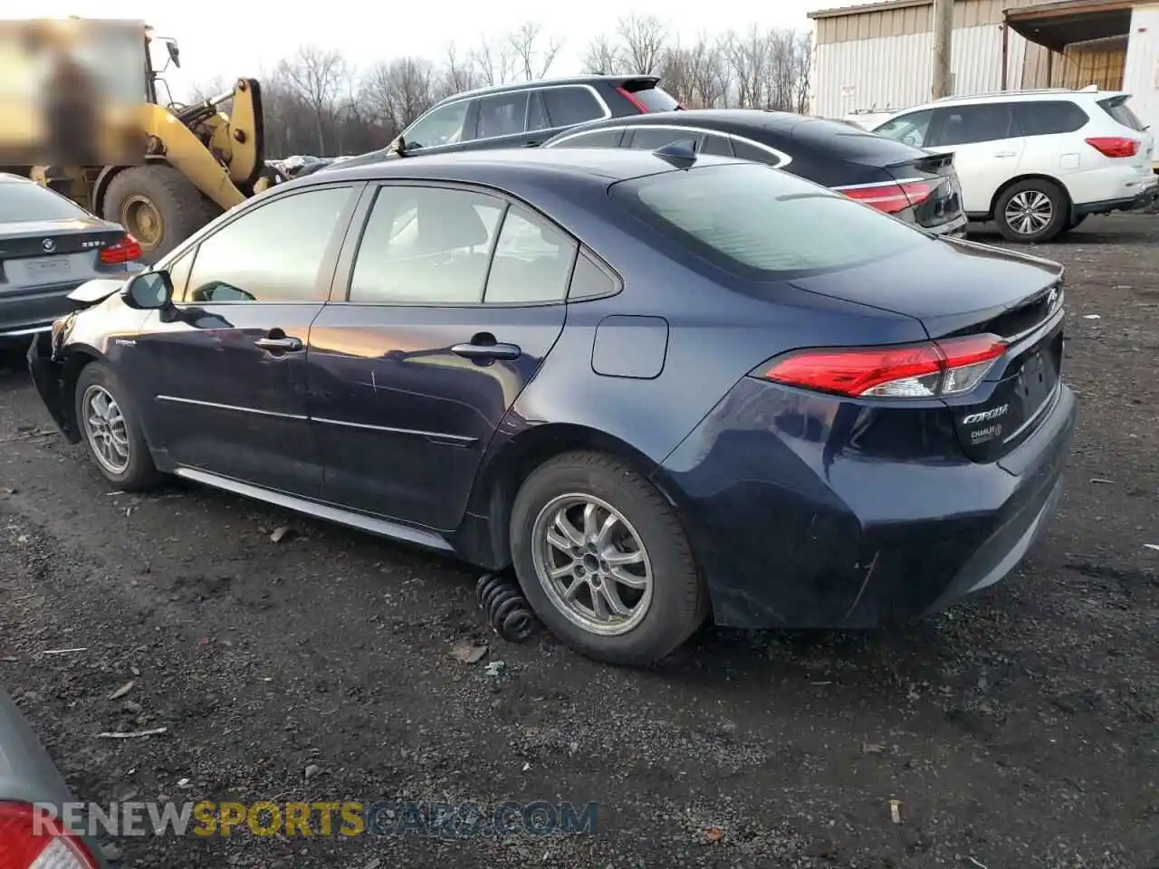 2 Photograph of a damaged car JTDEAMDE3MJ007606 TOYOTA COROLLA 2021