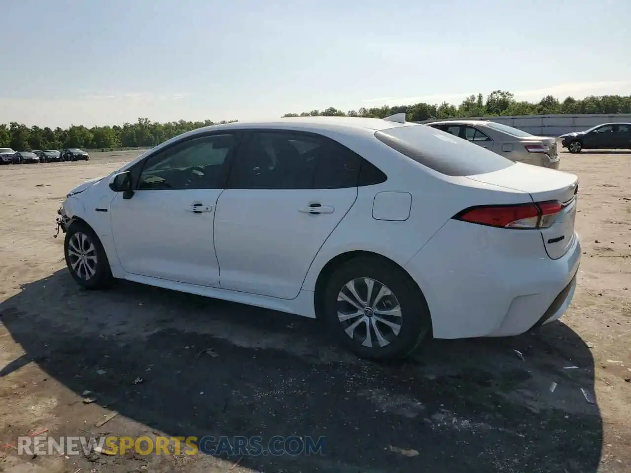 2 Photograph of a damaged car JTDEAMDE3MJ012708 TOYOTA COROLLA 2021