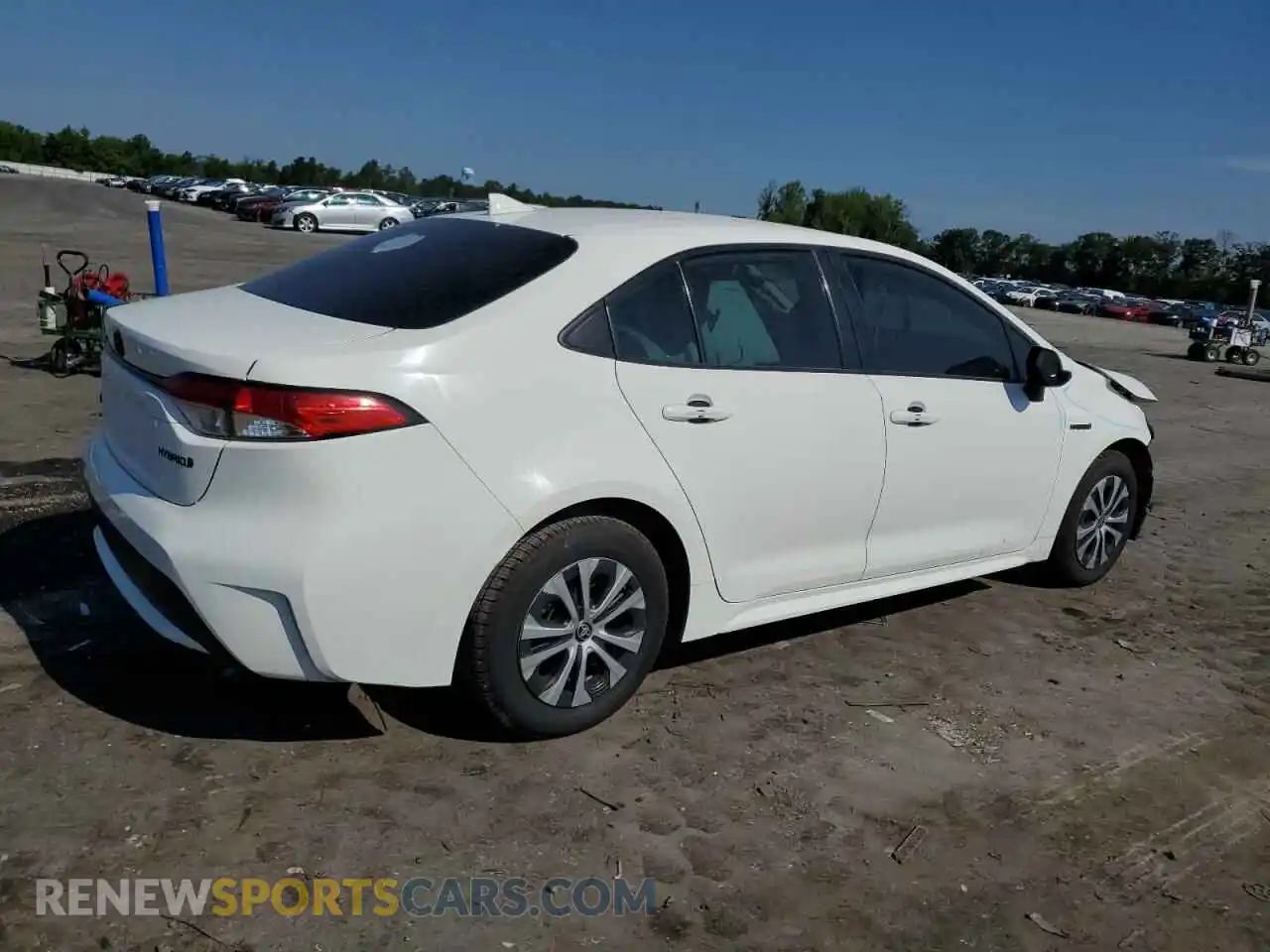 3 Photograph of a damaged car JTDEAMDE3MJ012708 TOYOTA COROLLA 2021