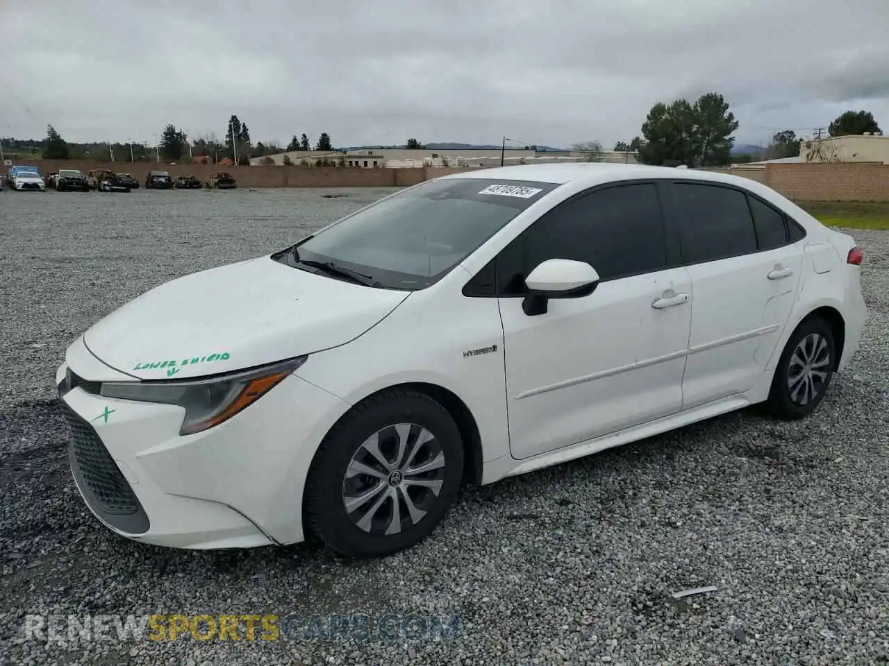 1 Photograph of a damaged car JTDEAMDE3MJ013373 TOYOTA COROLLA 2021