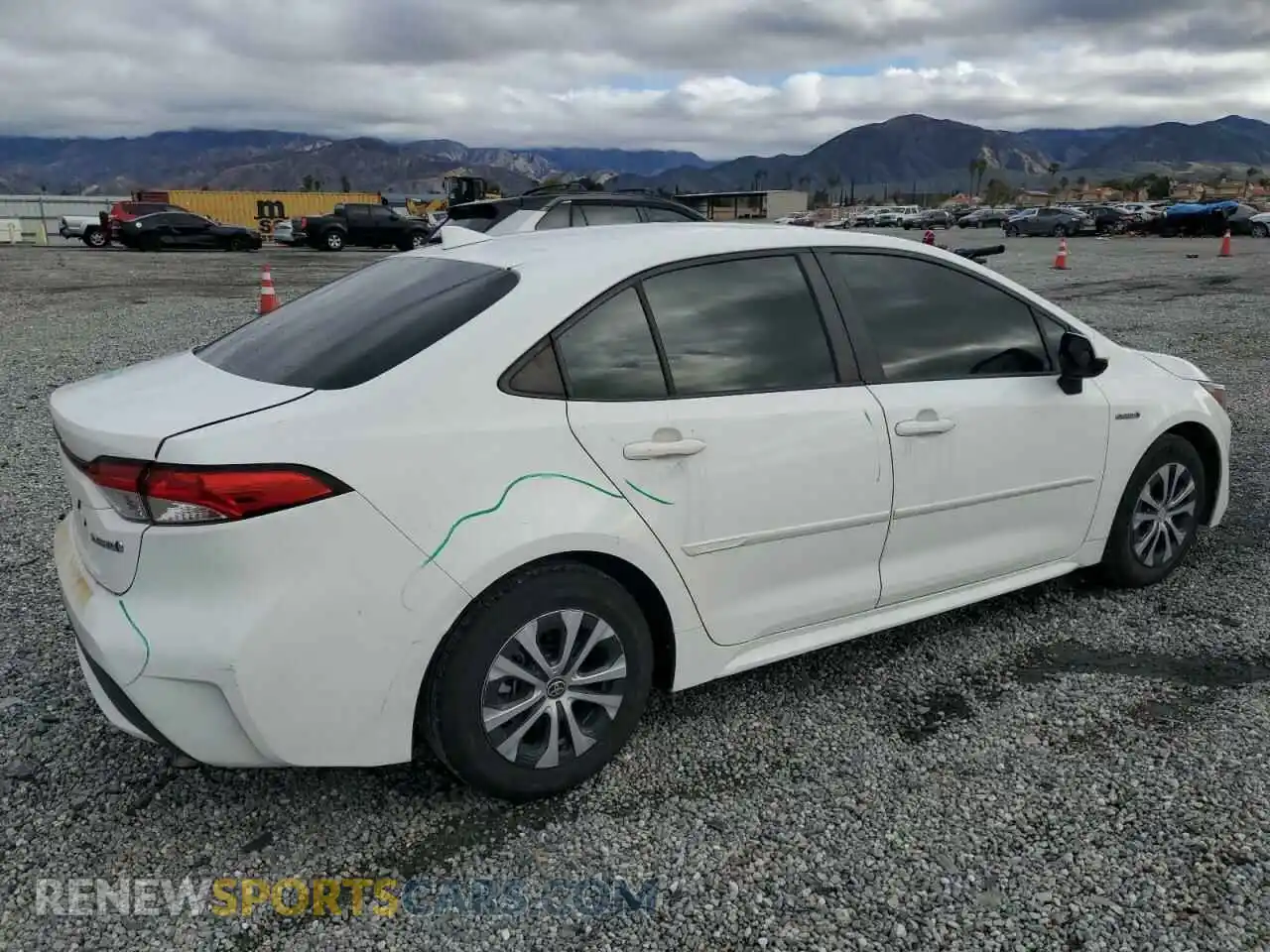 3 Photograph of a damaged car JTDEAMDE3MJ013373 TOYOTA COROLLA 2021