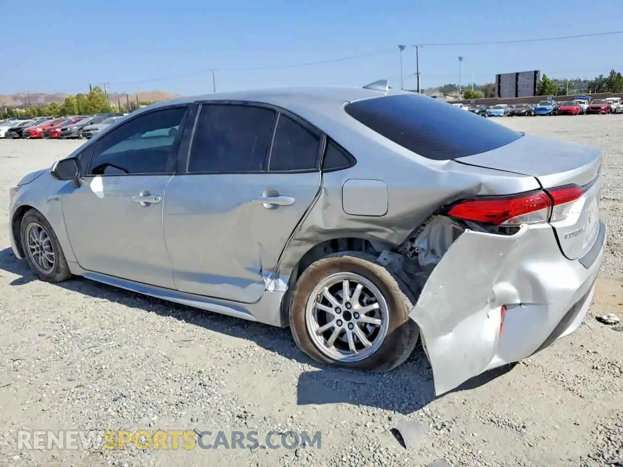 2 Фотография поврежденного автомобиля JTDEAMDE3MJ016290 TOYOTA COROLLA 2021
