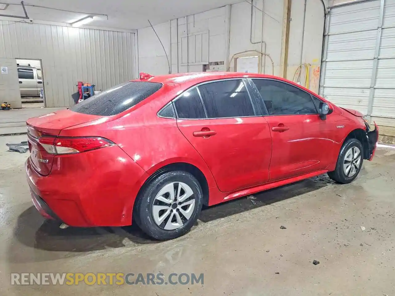 3 Photograph of a damaged car JTDEAMDE3MJ018511 TOYOTA COROLLA 2021