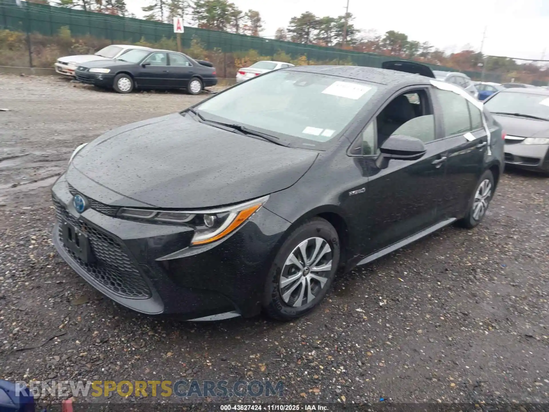 2 Photograph of a damaged car JTDEAMDE3MJ019299 TOYOTA COROLLA 2021