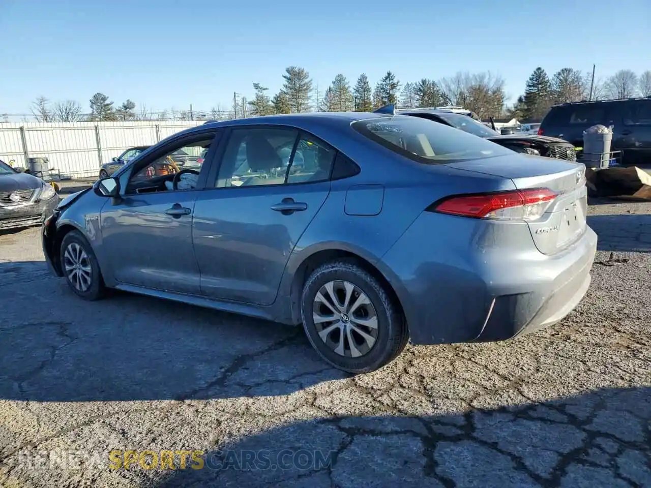 2 Photograph of a damaged car JTDEAMDE3MJ020761 TOYOTA COROLLA 2021