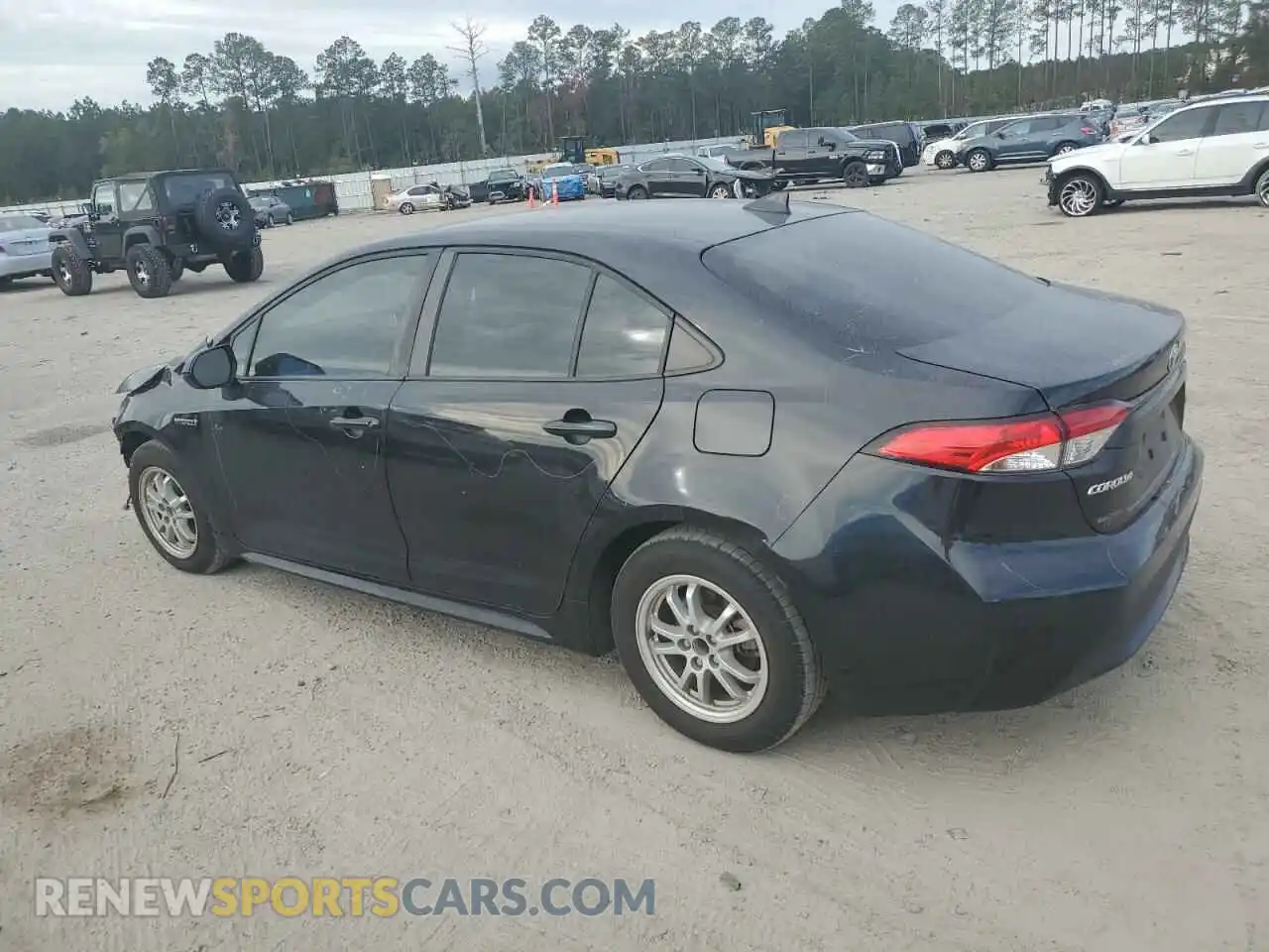 2 Photograph of a damaged car JTDEAMDE3MJ021862 TOYOTA COROLLA 2021