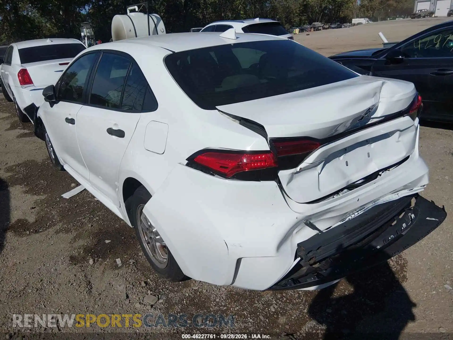 3 Photograph of a damaged car JTDEAMDE3MJ024213 TOYOTA COROLLA 2021