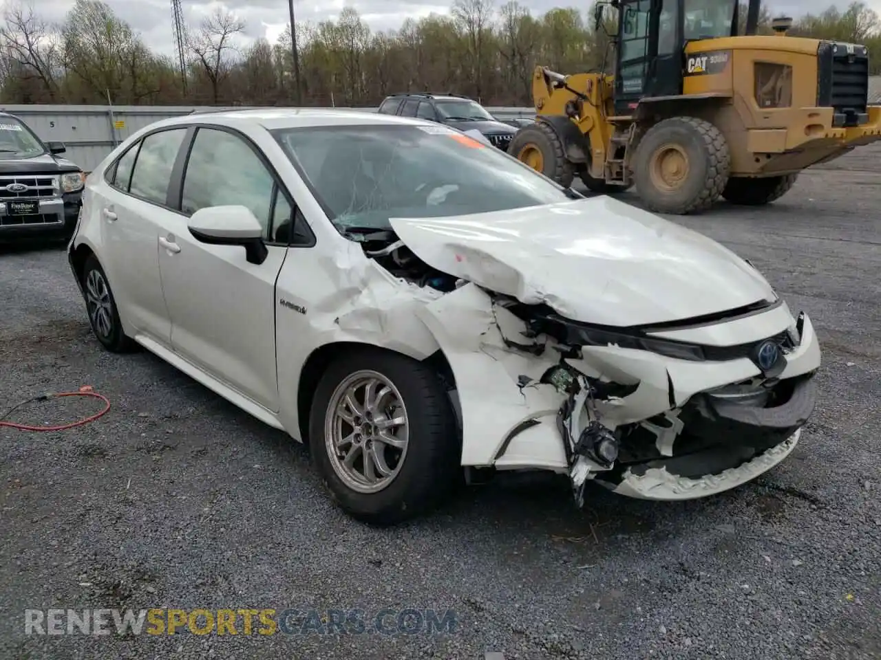1 Photograph of a damaged car JTDEAMDE3MJ025264 TOYOTA COROLLA 2021