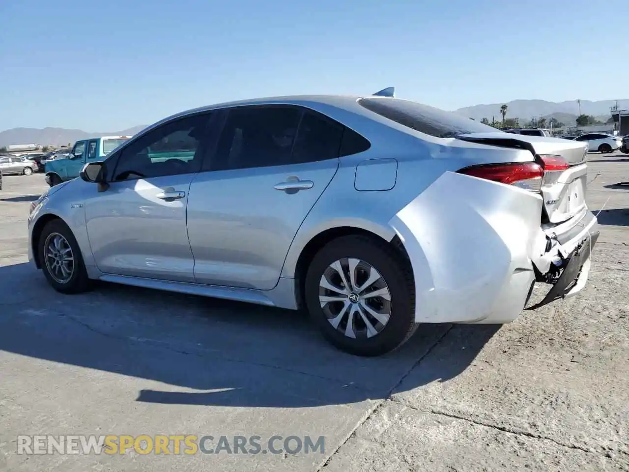 2 Photograph of a damaged car JTDEAMDE3MJ030190 TOYOTA COROLLA 2021