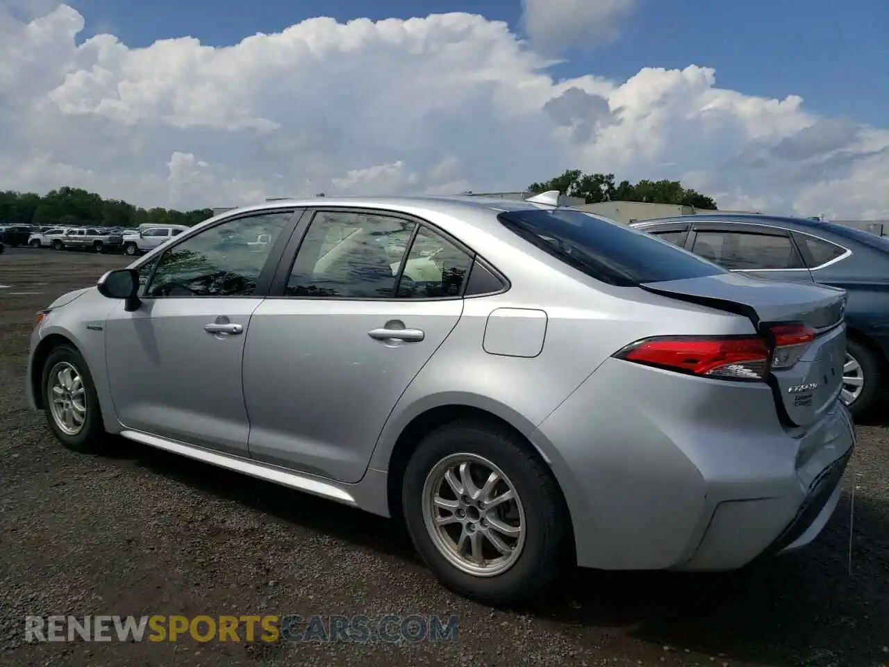 2 Фотография поврежденного автомобиля JTDEAMDE3MJ031145 TOYOTA COROLLA 2021